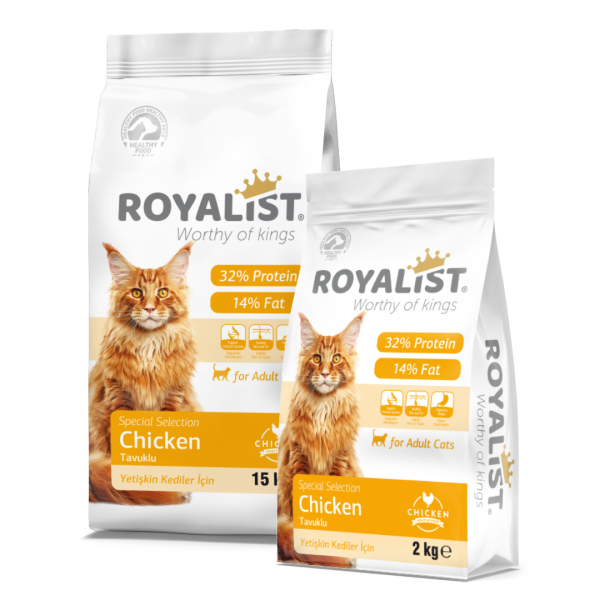 Royalist Dry Cat Food Adult - Chicken Flavor 2kg | Dry Cat Food