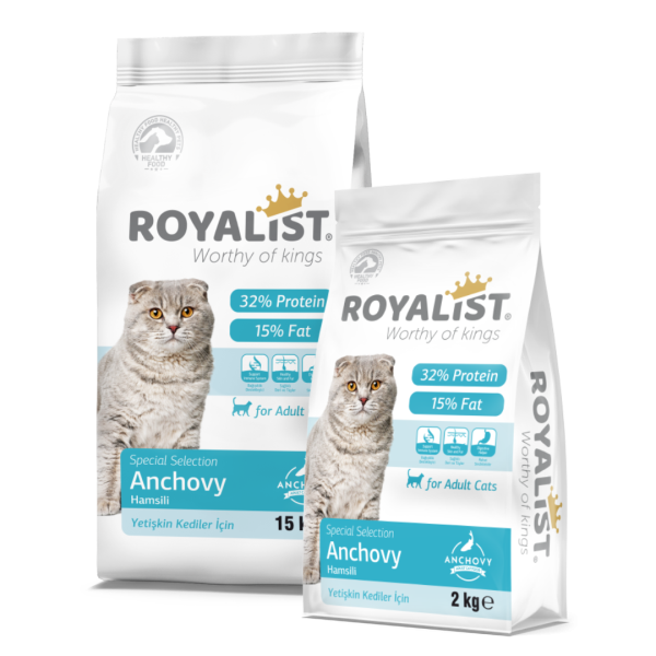 Royalist Dry Cat Food Adult - Anchovy Flavor 2kg | Dry Cat Food