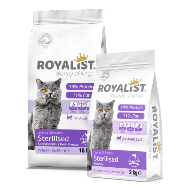 Royalist Dry Cat Food Adult - Salmon Flavor 2kg | Dry Cat Food