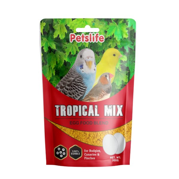 PETSLIFE Premium Egg Food Blend Tropical Mix 300g