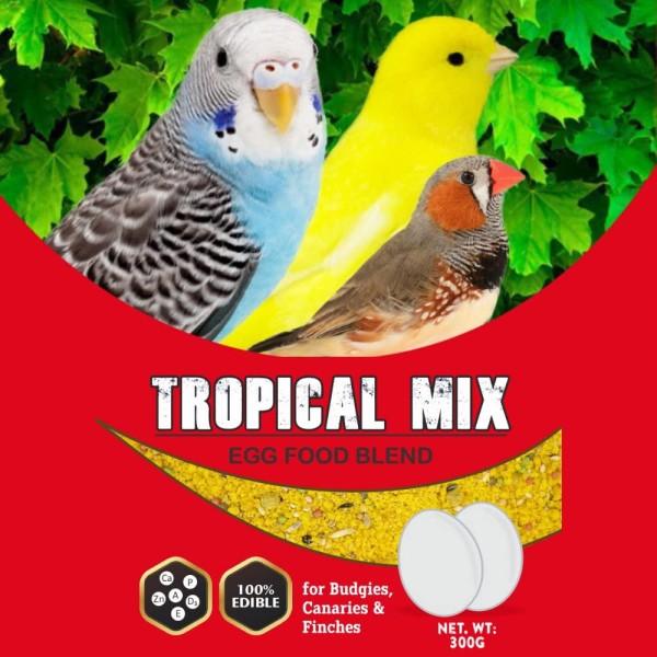 PETSLIFE Premium Egg Food Blend Tropical Mix 300g