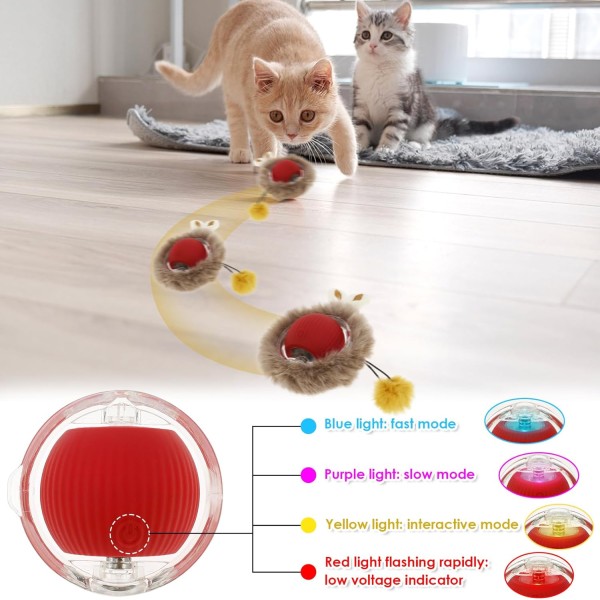 Pet Hunting Rechargeable Electric Toy Ball For Cat & Small Dog | Rechargeable