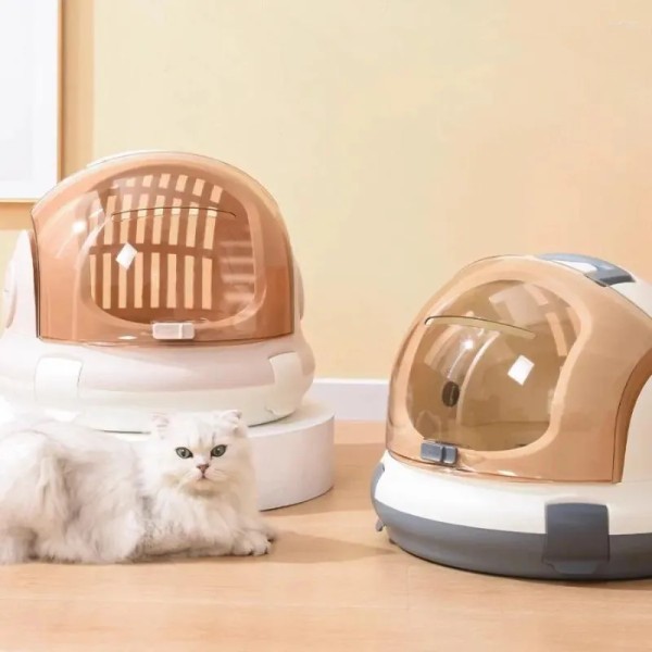 Pet Carrier, Cat Carrier, Small Animals, Cat Bed, Hand Carry Bag, Transparent, Clear, Capsule Type, Multifunctional, Lightweight, Easy to Carry, Outdoors, Stability, Breathable
