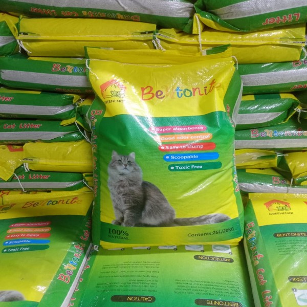 Green Bentonite Cat Litter 25L | Cat Litter