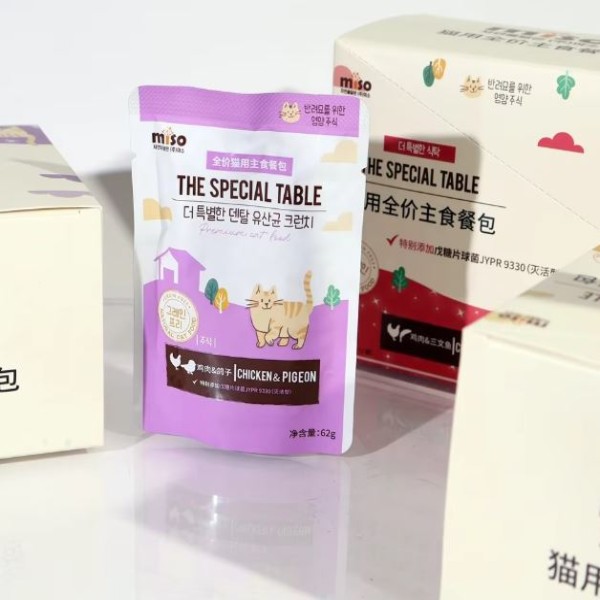 Miso Cat Pouch Food - Chicken & Pigeon 62g | Cat wet Food