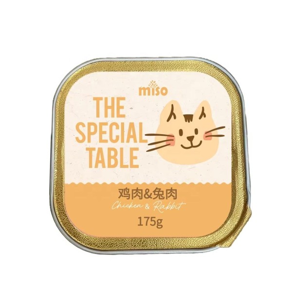 Miso Cat  Pate - Chicken & Rabbit For All Age Cats 100g | Cat Wet Food