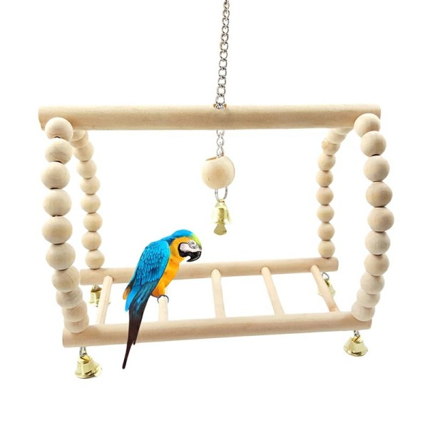 Bird Swing Toy | Bird Cage Perch Toy