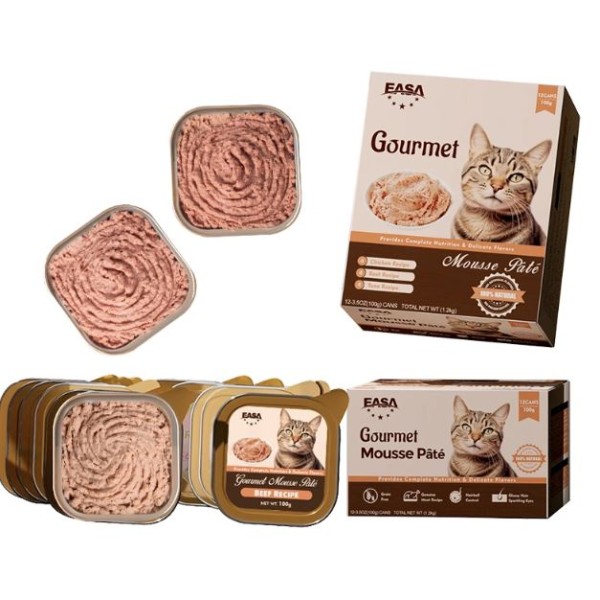 Easa Gourmet Mousse Pate Food For All Age Cats 100g | Cat Wet Food