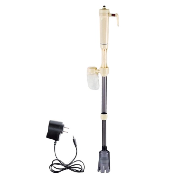 Electric Aquarium Syphon Fish Tank Pump Vacuum Gravel Water Changer Cleaner