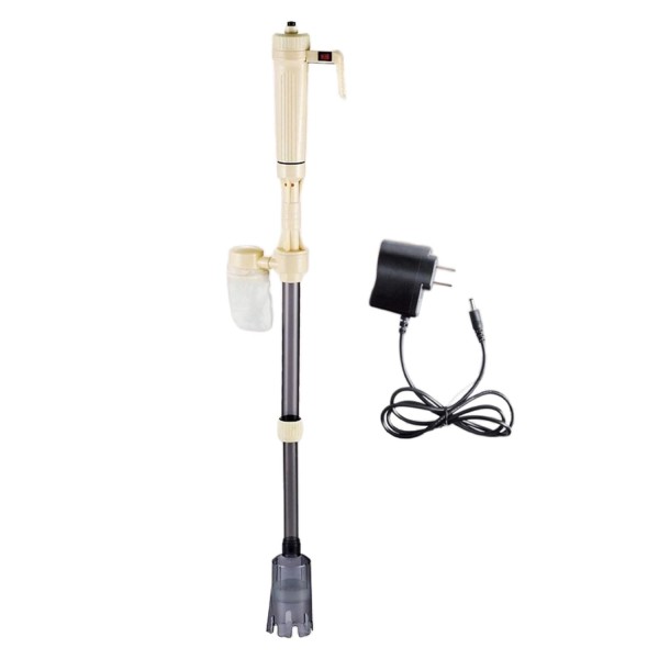 Electric Aquarium Syphon Fish Tank Pump Vacuum Gravel Water Changer Cleaner