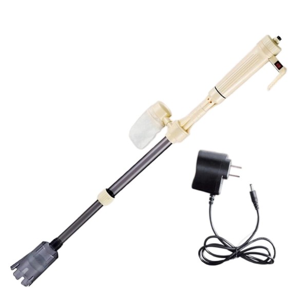 Electric Aquarium Syphon Fish Tank Pump Vacuum Gravel Water Changer Cleaner