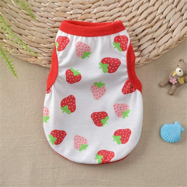Cotton Pet T Shirt Spring Summer For Cats & Small Dogs | Pet Dress