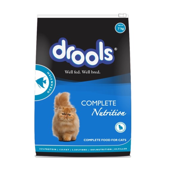 Drools Adult Dry Cat Food - Ocean Fish Flavour 7Kg | Cat Dry Food