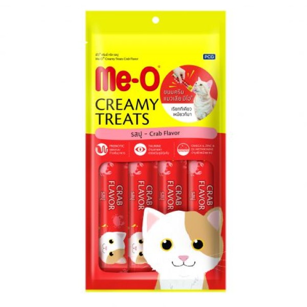 Me-O Cat Creamy Treat - Crab Flavor 60g | Cat Snacks