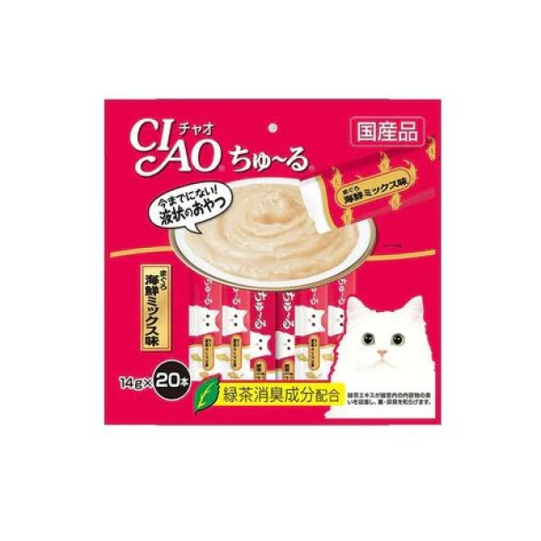 CIAO Churu Creamy Cat Treat -  White Meat Tuna 20x14g | Cat Snacks