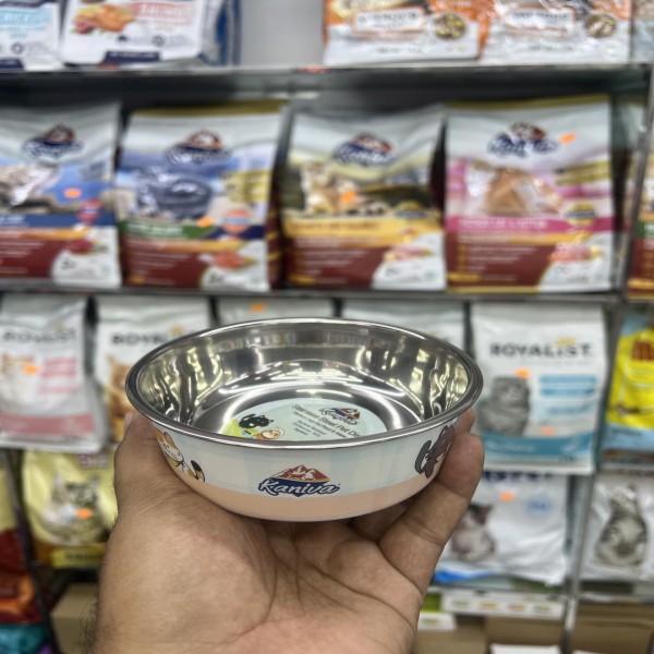 Kaniva Cat Food Bowl Steel