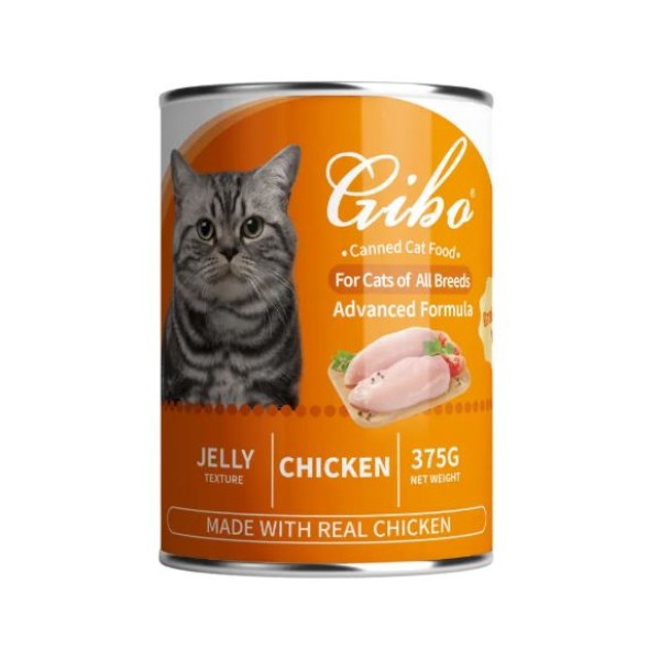 Giba Cat Can Food Jelly - Chicken 375g | Cat wet Food