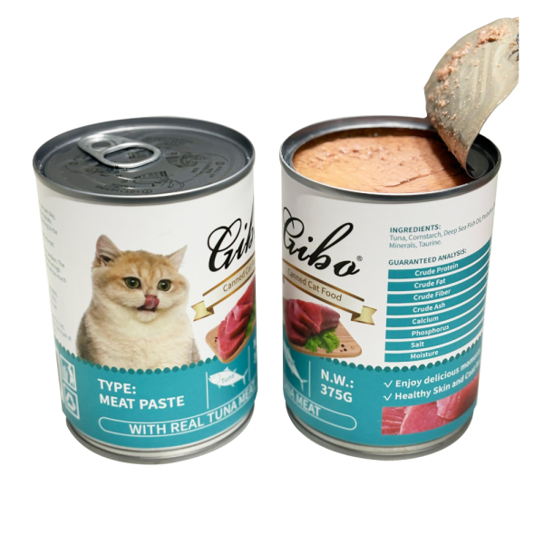 Giba Cat Can Food Meat Paste - Tuna Meat 375g | Cat Wet Food