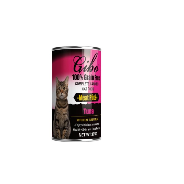 Giba Cat Can Food Grain Free Meat Pate - Tuna 375g | Cat wet Food