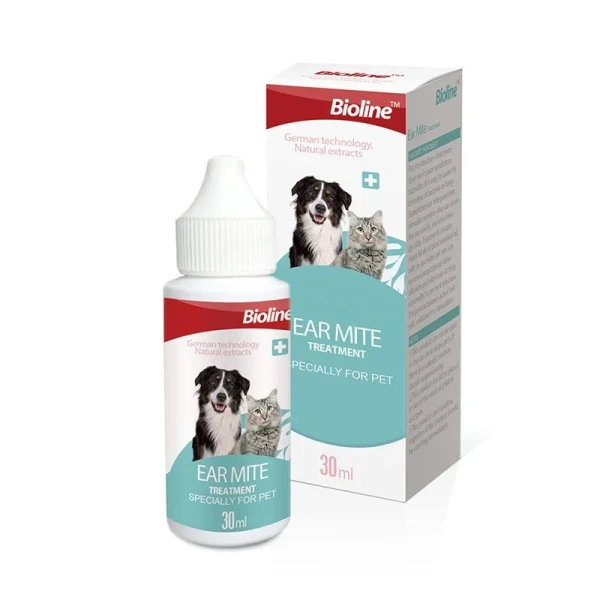 Bioline Pet Ear Mites Drops 30ml