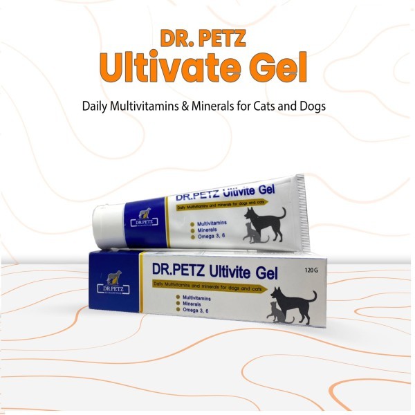DR. PETZ Ultivite Gel 60gm For Cats & Kitten
