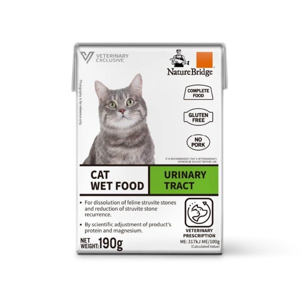 Nature Bridge Wet Food For Cat Urinary Tract 190g | Cat Wet Food