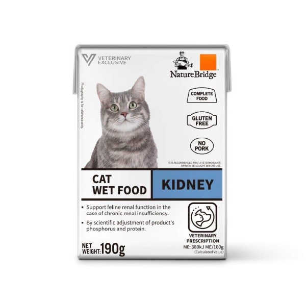 Nature Bridge  Wet Food for Cat Kidney 190g | Cat Wet Food