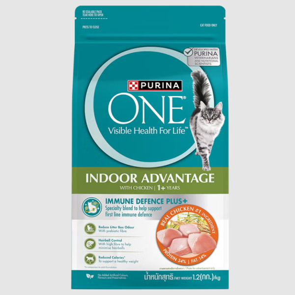 PURINA ONE Indoor Advantage Dry Cat Food Chicken Flavor 1.2kg