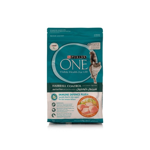 PURINA ONE Hairball Control with Chicken Dry Cat Food 1.2kg