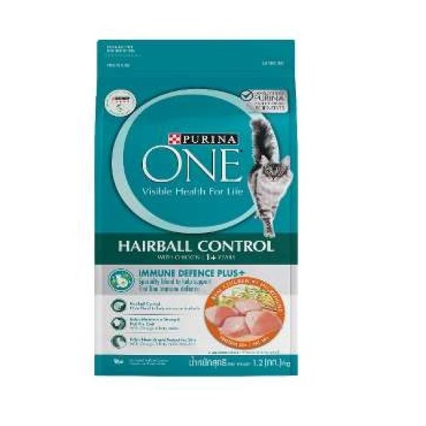 PURINA ONE Hairball Control with Chicken Dry Cat Food 2.7kg