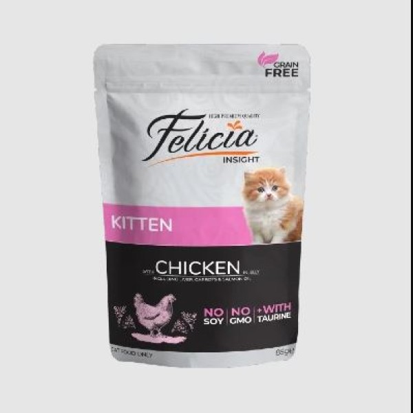 Felicia Pouch Kitten Chicken in Jelly Wet Food 85g