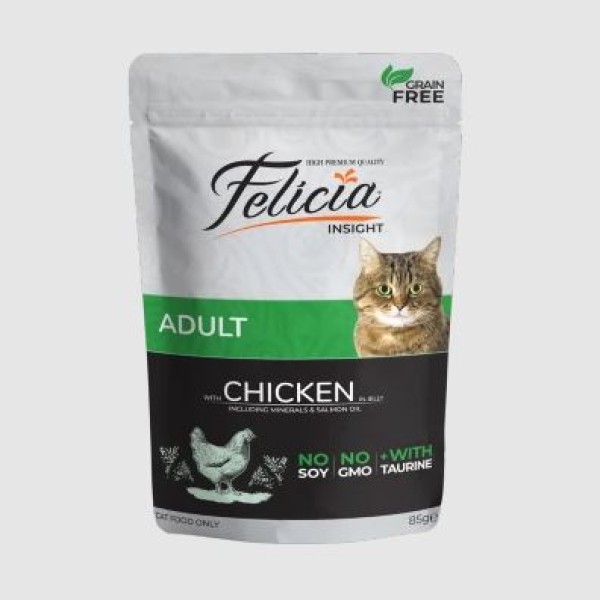 Felicia Pouch Adult Chicken in Jelly Wet Food 85gm