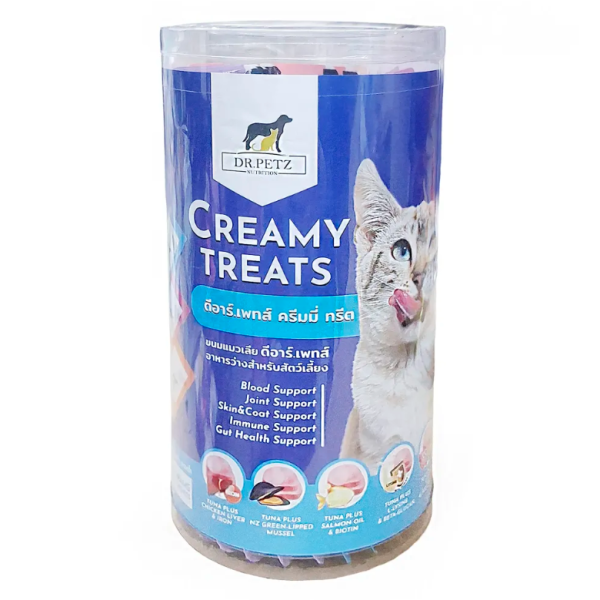 DR. PETZ Creamy Treats Mix Flavour (12gm X 30Pcs)