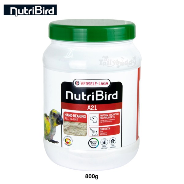 Versele-Laga NutriBird A21 Handfeeding Formula for Baby Birds 800gm
