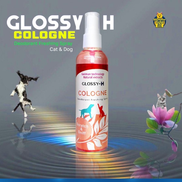 Glossy-H Pet Perfume Cologne Freshening Spray For Cat & Dog  100ml