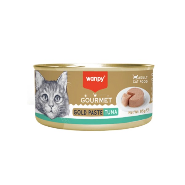 Wanpy Gourmet Gold Paste Adult Cat Can Food Tuna 85gm