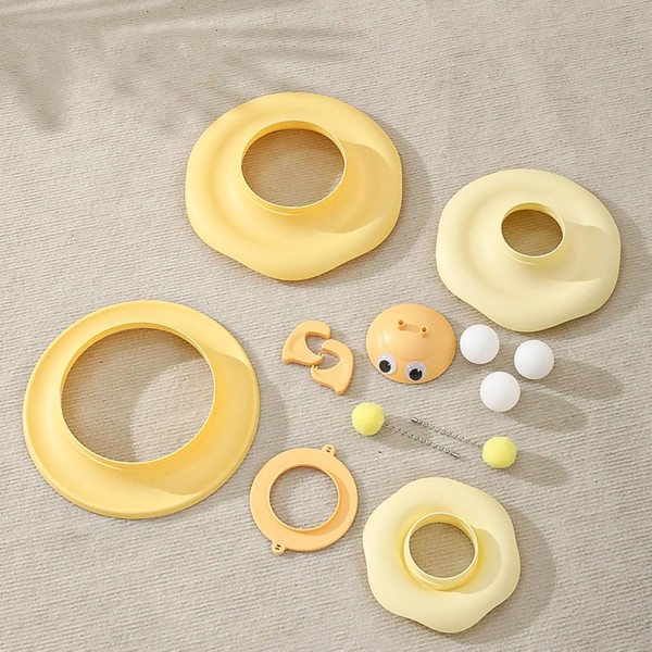 Interactive Cat Toy, 3-Layer Ball Track Tower with Rotating Turntable, Cat Puzzle Toys
