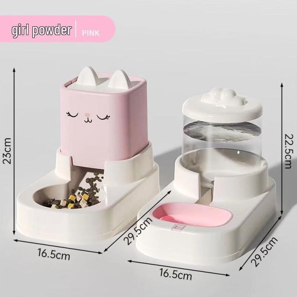 Automatic Cat Feeder & Water Dispenser Set