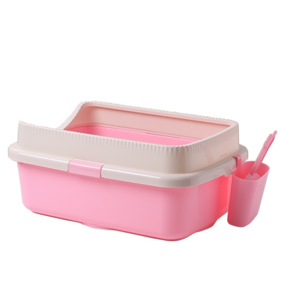 Cat Litter Box for All Cat Breeds (58x40x24 cm) With Litter Scoop