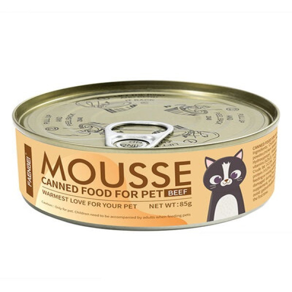 Faenbei Mousse Cat Can Food Beef 85g