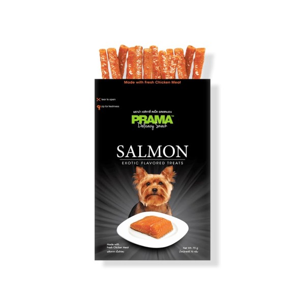 Prama Delicacy Dog Snacks - Atlantic Sakmon 70gm