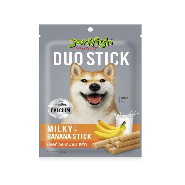 Jerhigh Duo Stick - Milk With Banana Stick 50gm