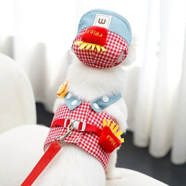 3-in-1 Pet Harness Set with Sun Hat & Leash