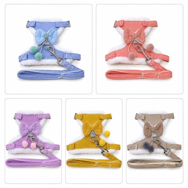 Adjustable Cat Harness with Leash 1.5m