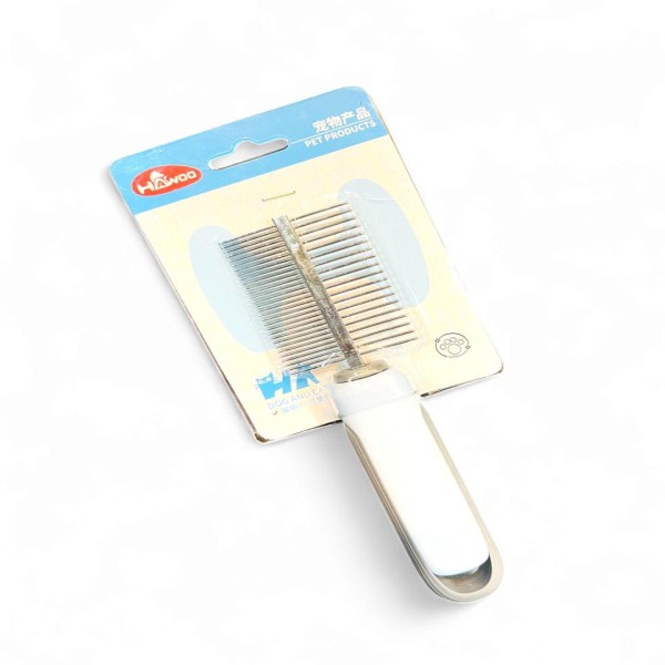 Stainless Steel Pet Grooming Comb Double Sided