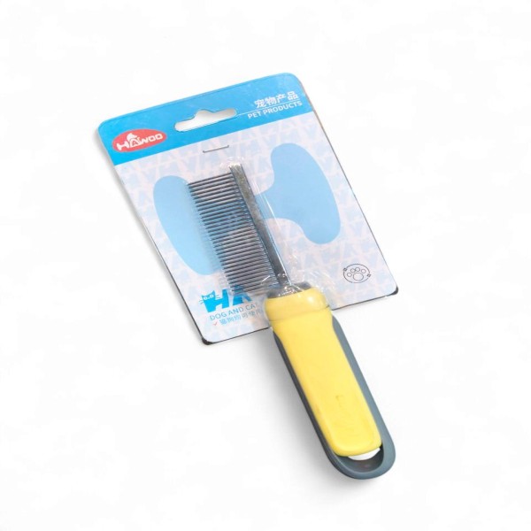 Stainless Steel Pet Grooming Comb Single Sided