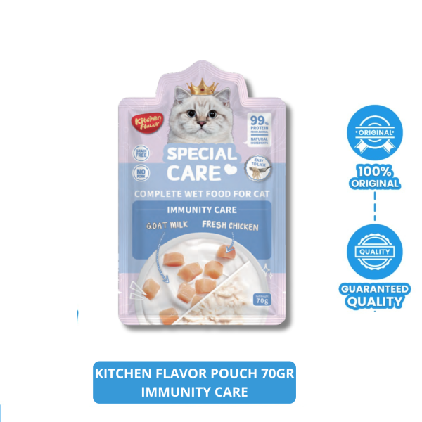 Kitchen Flavor Special Care - Immunity Care Complete Wet Cat Food Pouch For All Life Stages 70g