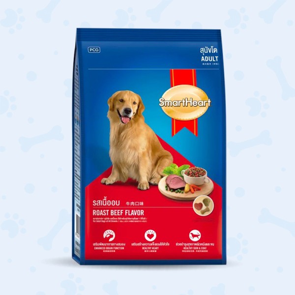 SmartHeart Adult Dry Dog Food Roasted Beef 20kg