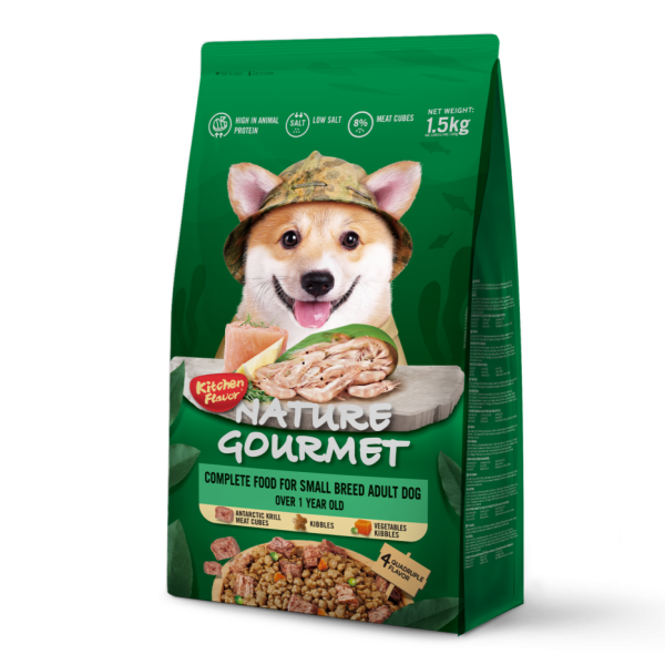 Kitchen Flavor Small Breed Adult Nature Gourmet Dog Food 1.5kg