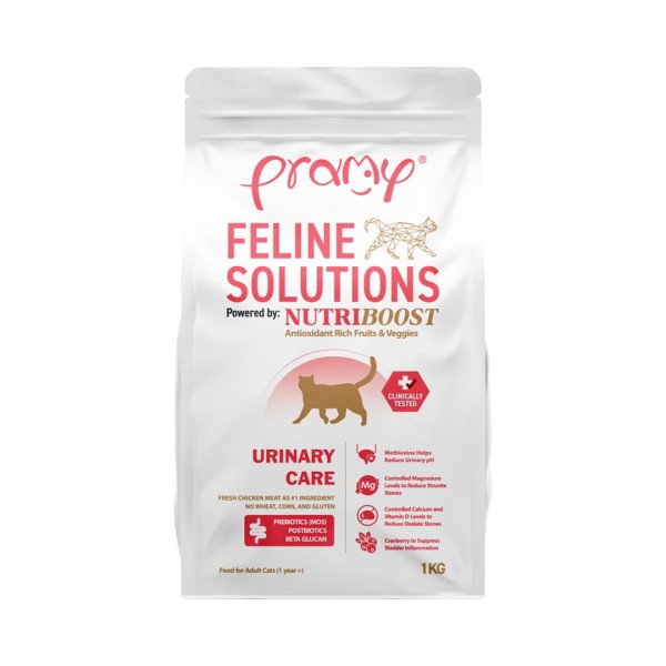 Pramy Feline Dry Cat Food Solutions Urinary Care -Nutriboost | Pramy Dry Cat Food